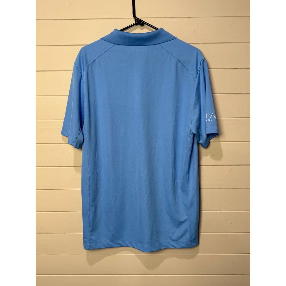 Nike‎ Golf Dri-FIT Polo Shirt Blue Mens Large Tour Performance